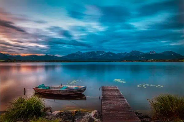 Obraz jezioro w Bawarii