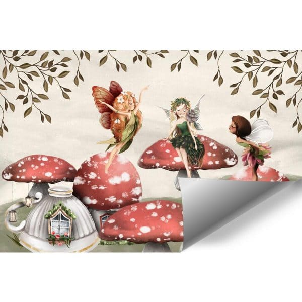 Osada leśnych nimf - fototapeta dziecięca