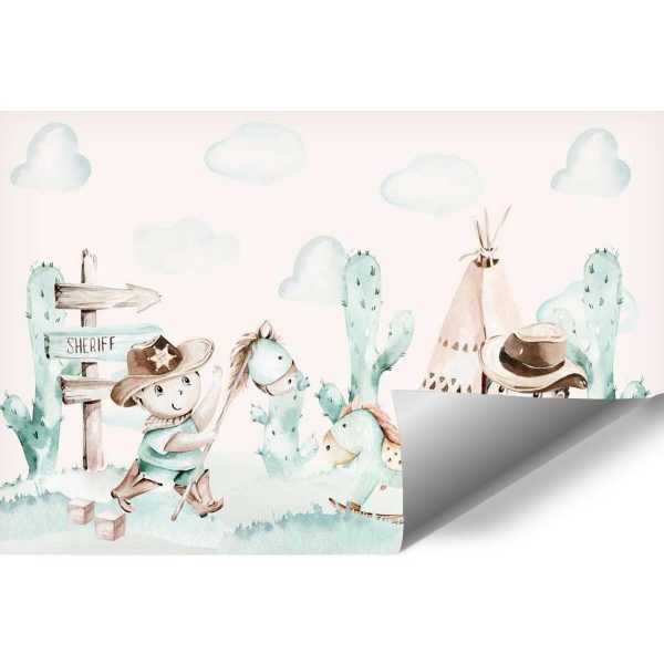 Fototapeta dla chłopców - Dziki zachód