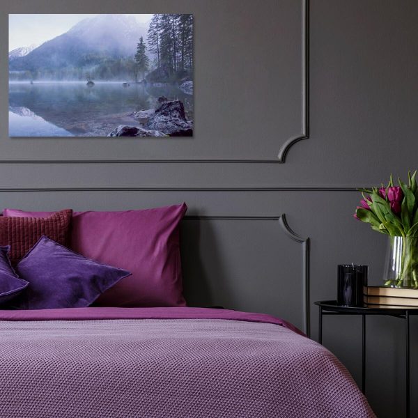 Obraz tajemnicze jezioro