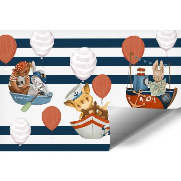 Chłopięca fototapeta - marynarze