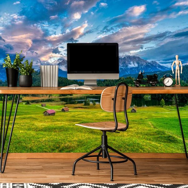 Tapeta z łąką do biura