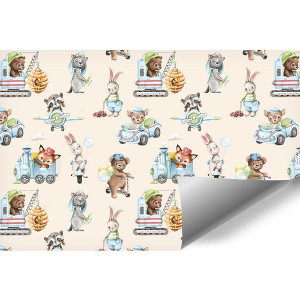 Foto-Tapeta dla dzieci ze Zwierzątkami