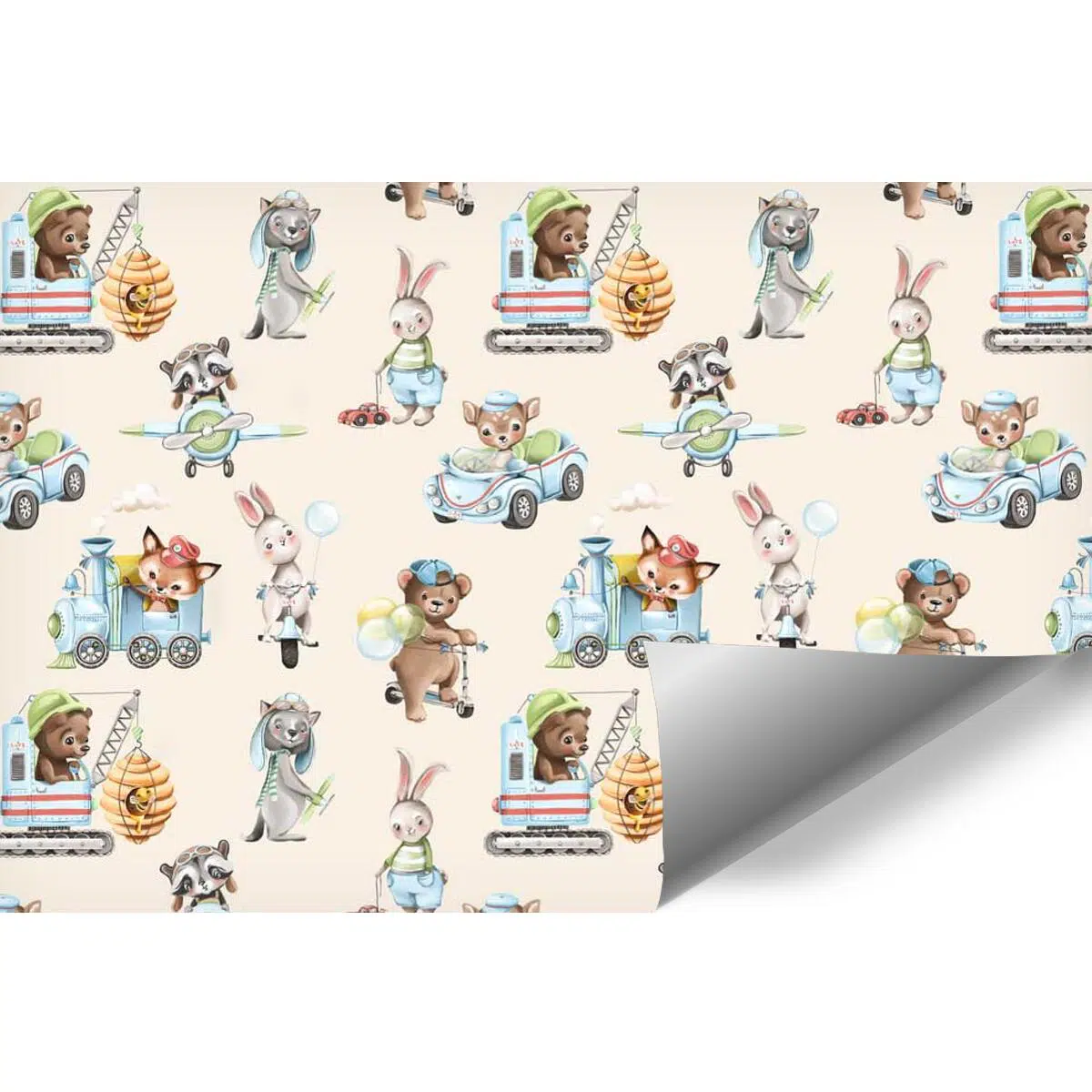 Foto-Tapeta dla dzieci ze Zwierzątkami