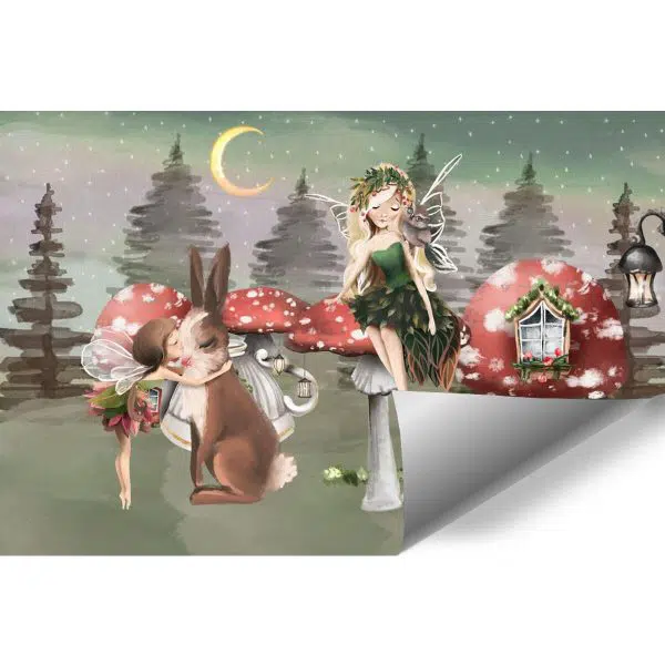 Bajkowy Las - fototapeta dla dzieci