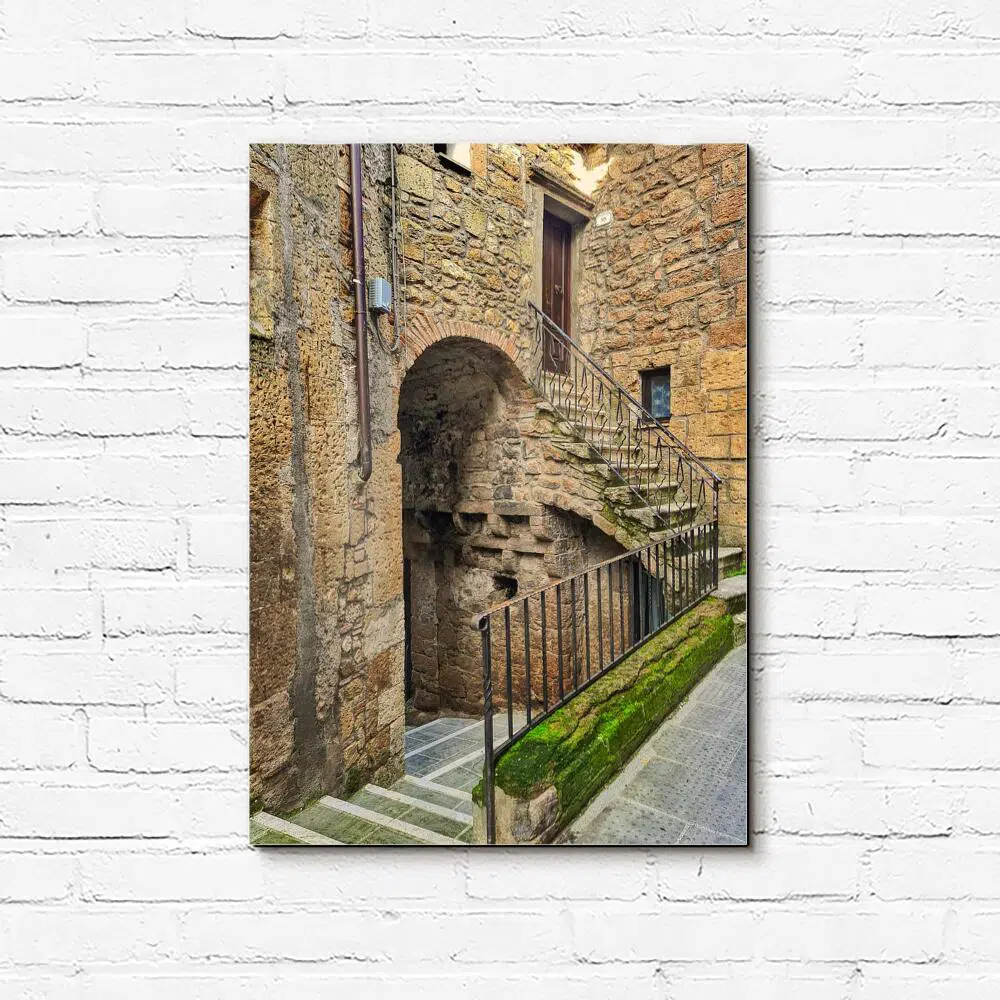 Obraz toskańska uliczka