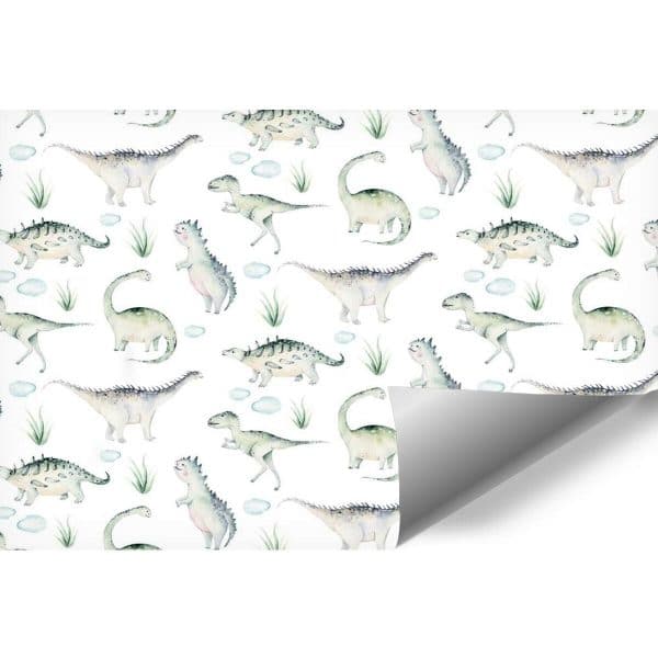 Tapeta w dinozaury do pokoju dziecka
