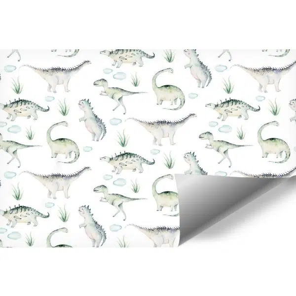 Tapeta w dinozaury do pokoju dziecka