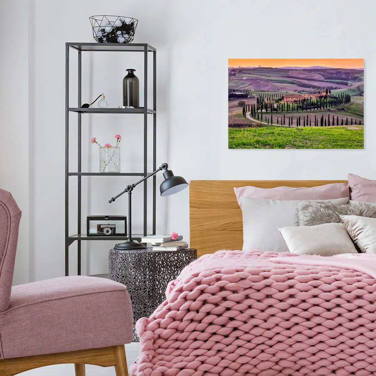 Obraz dolina w Toskanii