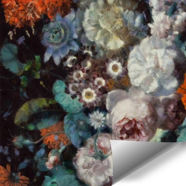 Kwiatowa fototapeta do salonu