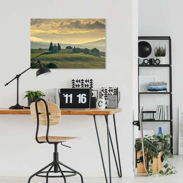 Obraz pejzaż z kapliczką