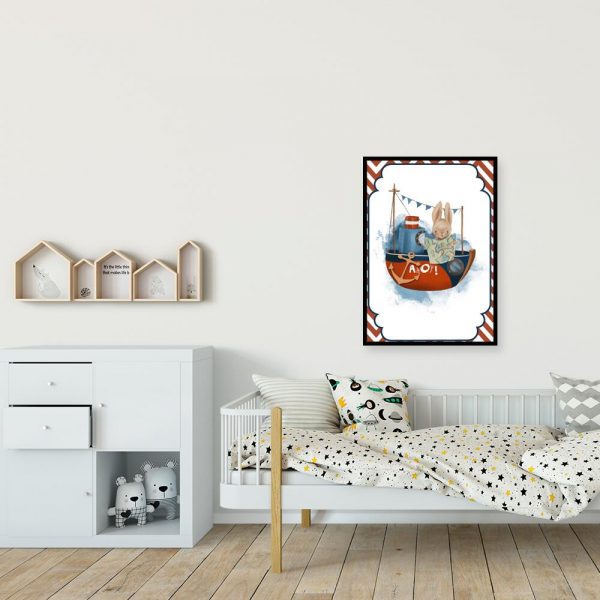 Plakat z króliczkiem