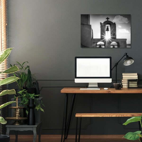 Obraz z dzwonem w Santorini do gabinetu