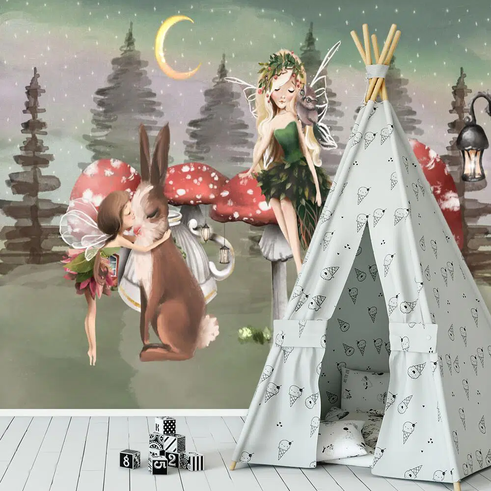 Leśna Kraina - Fototapeta dziecięca