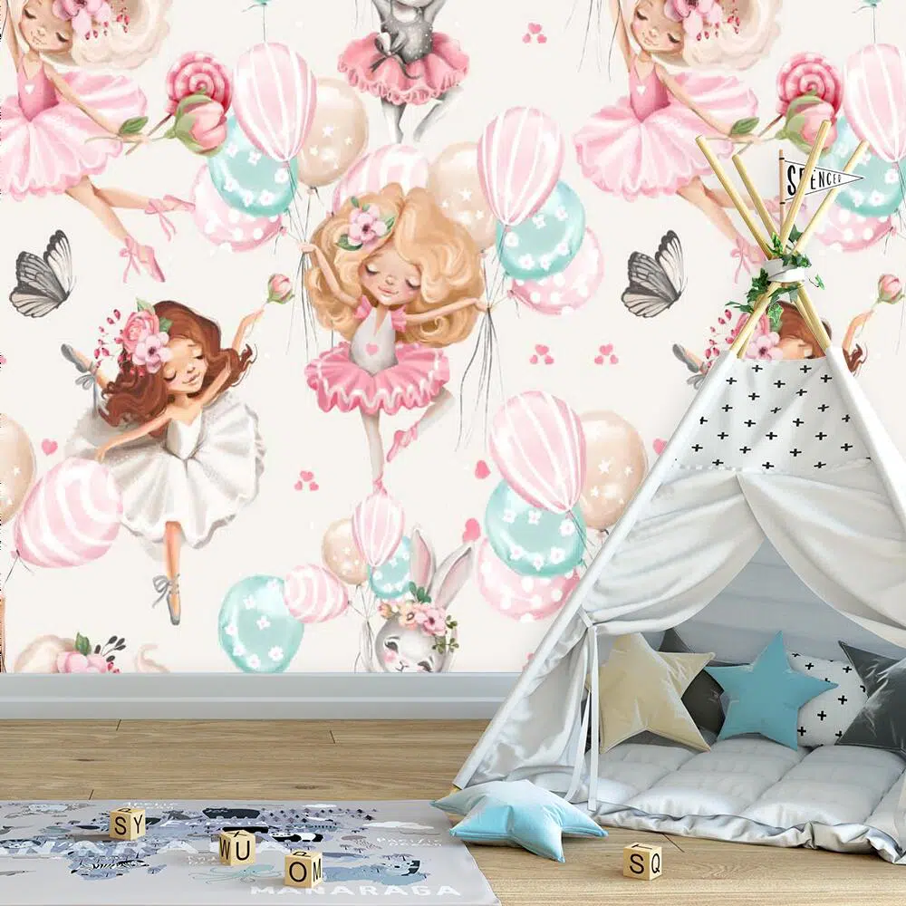 Foto-tapeta dla dziewczynki w Baletnice