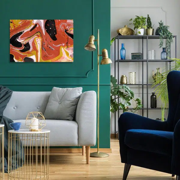 Obraz z motywem abstrakcji