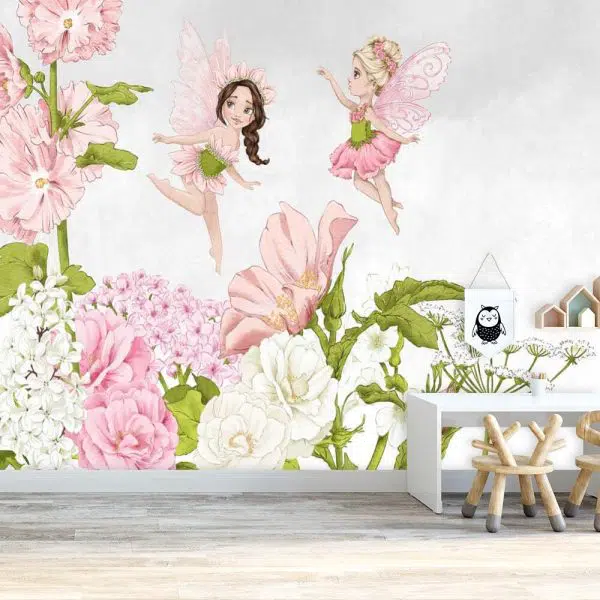 Fototapeta z pastelowymi wróżkami