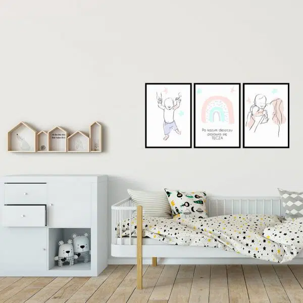 Tryptyk mama z dzieckiem