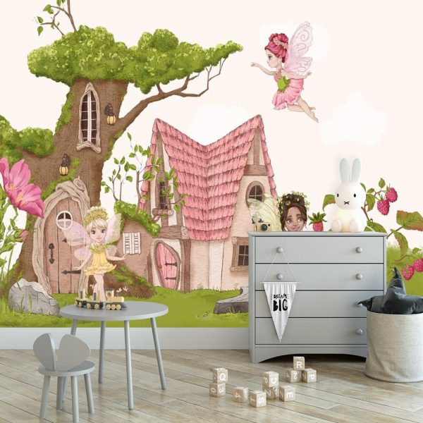 Tapeta dla dzieci z leśnymi duszkami