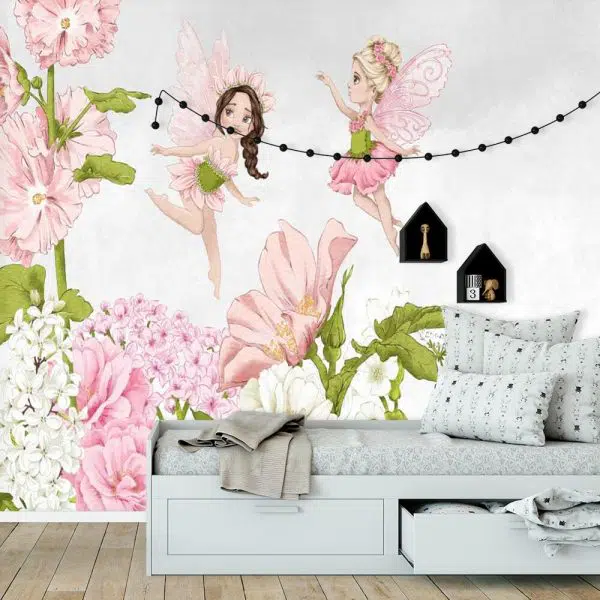 Pastelowa tapeta dla dzieci