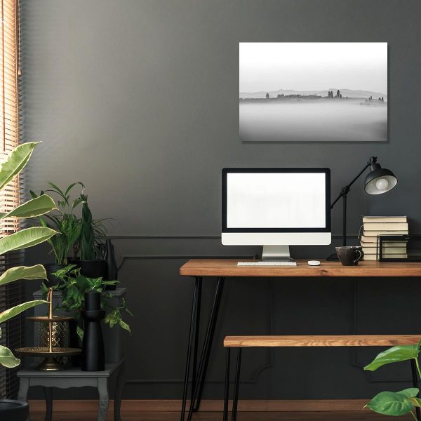 Obraz z widokiem na wzgórze w Toskanii