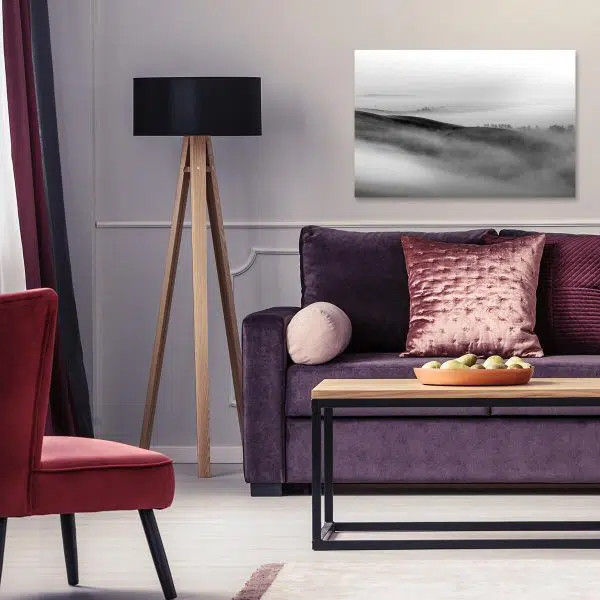 Obraz z mgłą do salonu