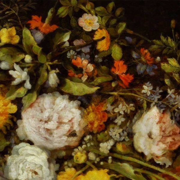 Fototapeta z motywem florystycznym do ozdoby sypialni