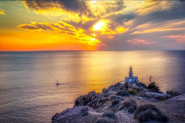 Obraz - Zachód słońca nad Morzem Egejskim