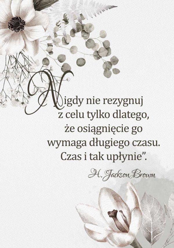 Plakat z cytatem Jacksona Browna