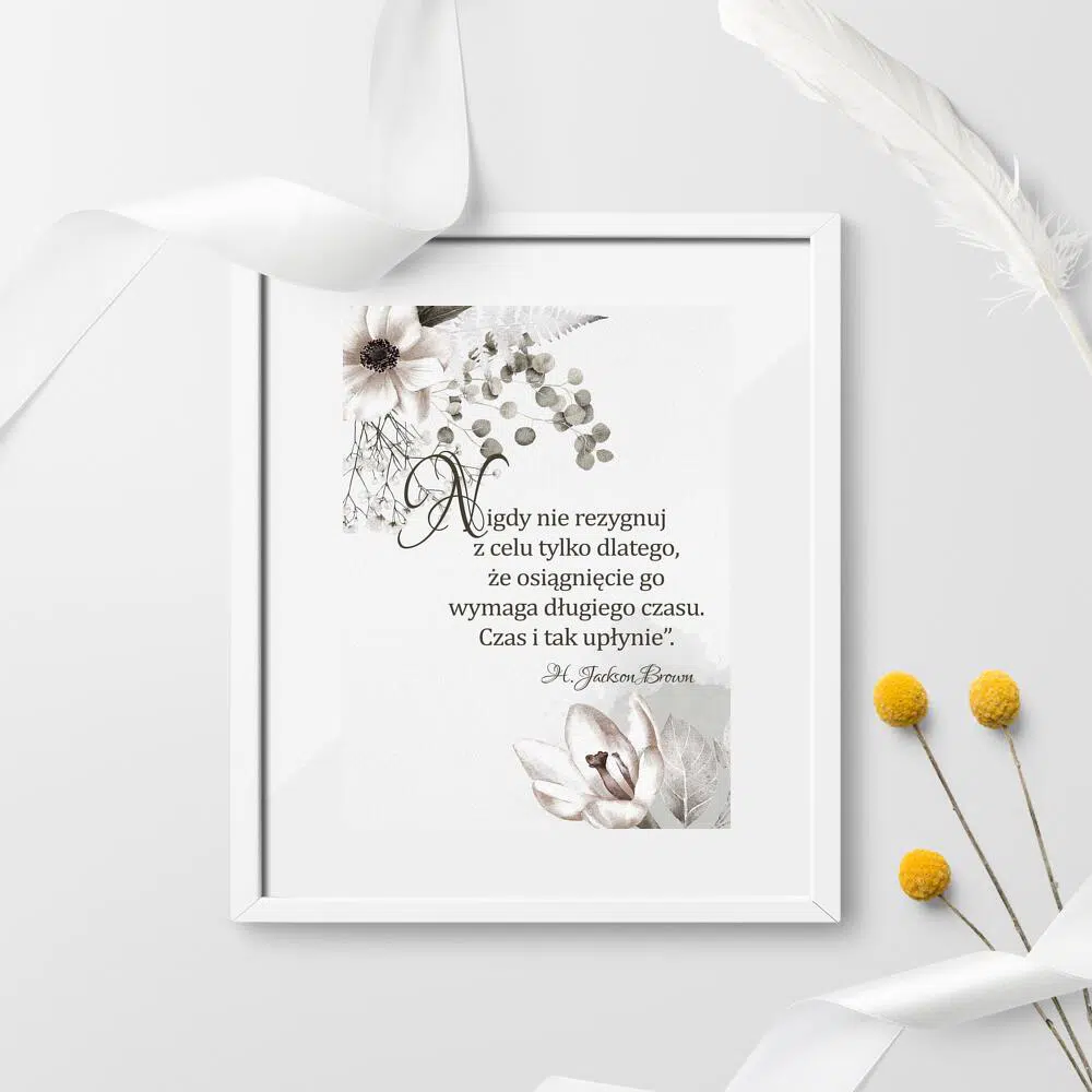 Plakaty z sentencjami