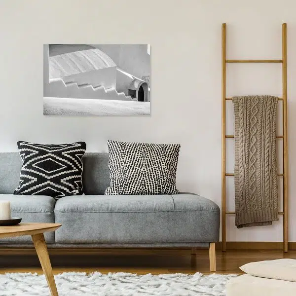 Obraz z greckim budynkiem do salonu