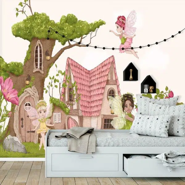 Tapeta dla dzieci z rusałkami