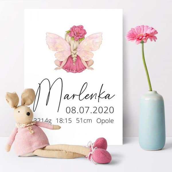 Plakat spersonalizowany dla Marlenki