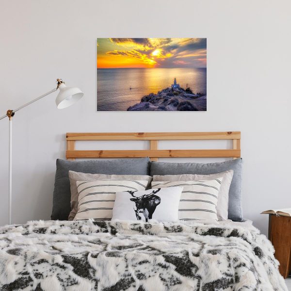 Obraz - Zachód słońca nad Morzem Egejskim do sypialni
