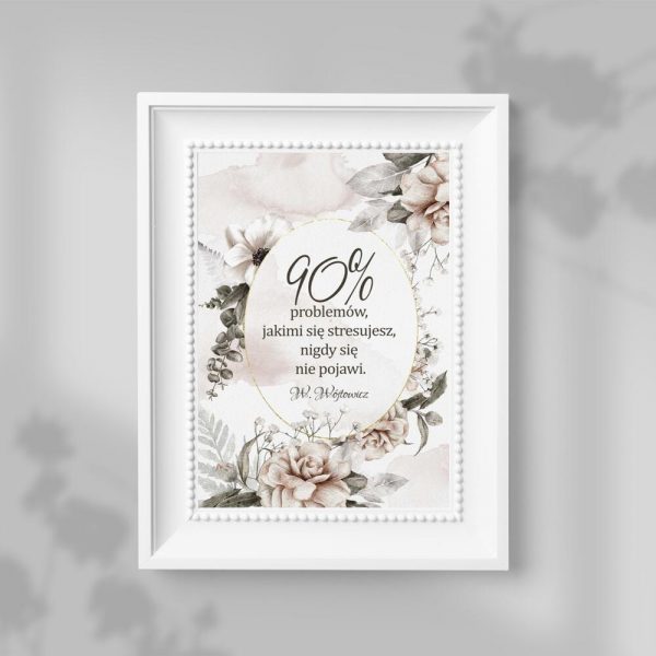 Plakat z sentencją