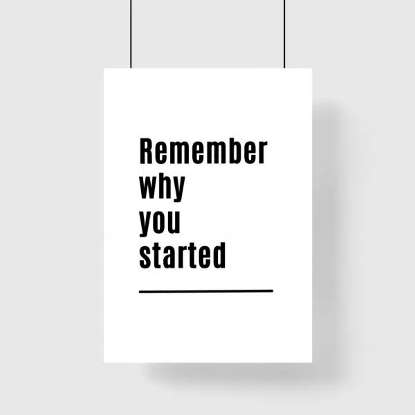 Plakat z typografią