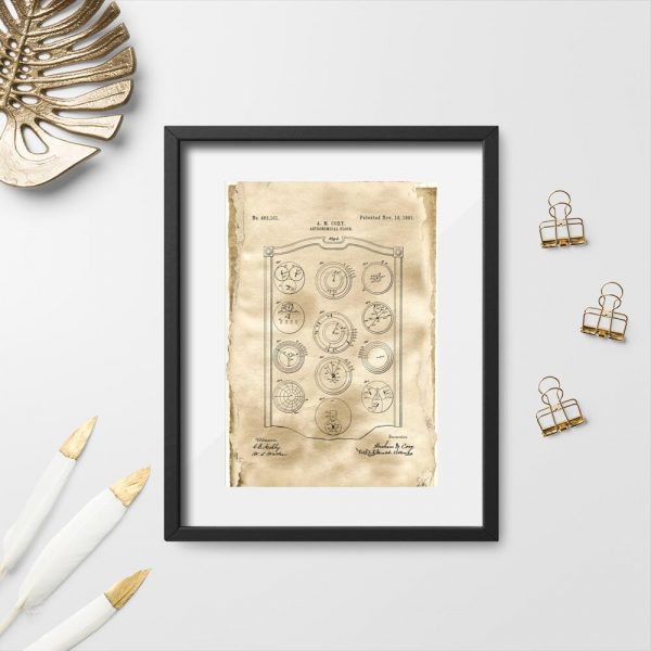 Zegar astronomiczny - sepia