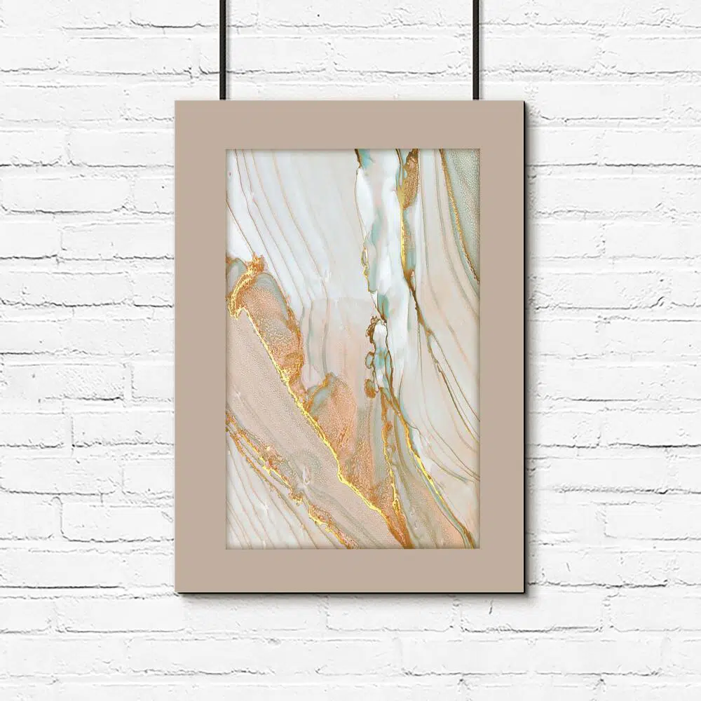 Marmur - wielobarwny plakat