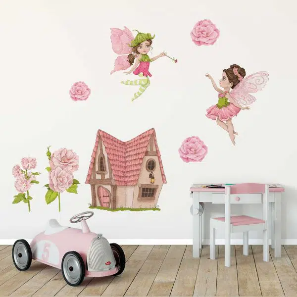 Zestaw naklejek dla dzieci z wróżkami