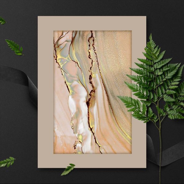 Brąz i złoto na plakacie