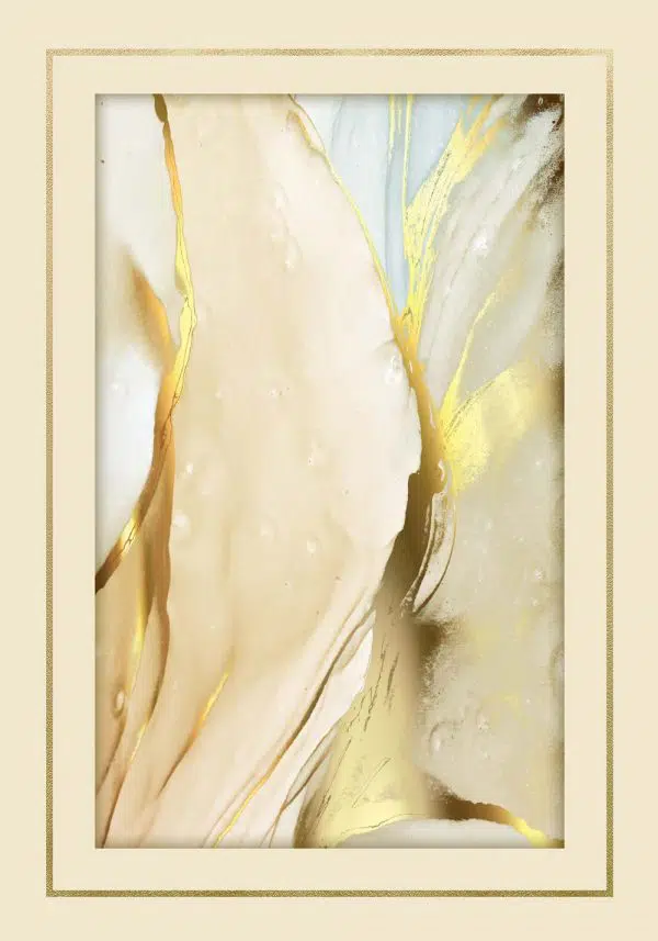 Złota abstrakcja - afisz
