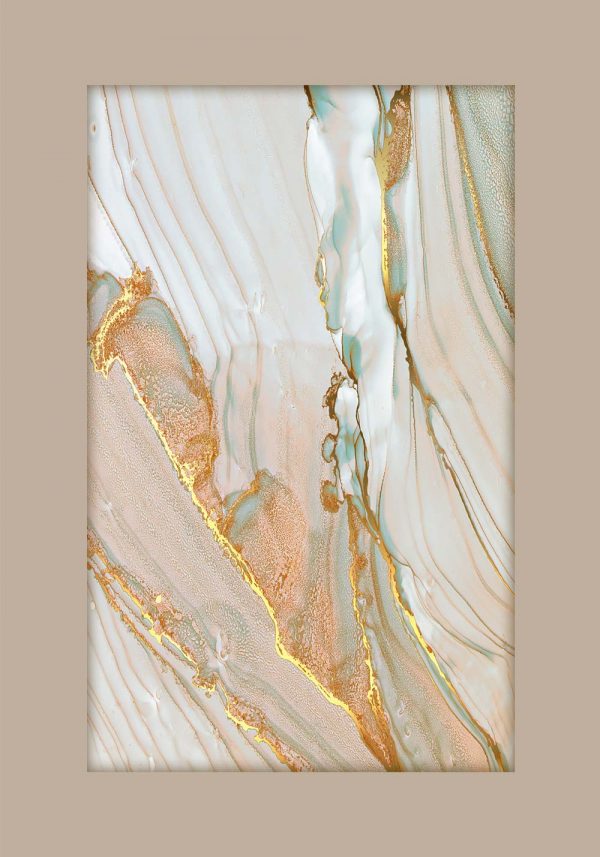 Wielobarwny marmur - poster