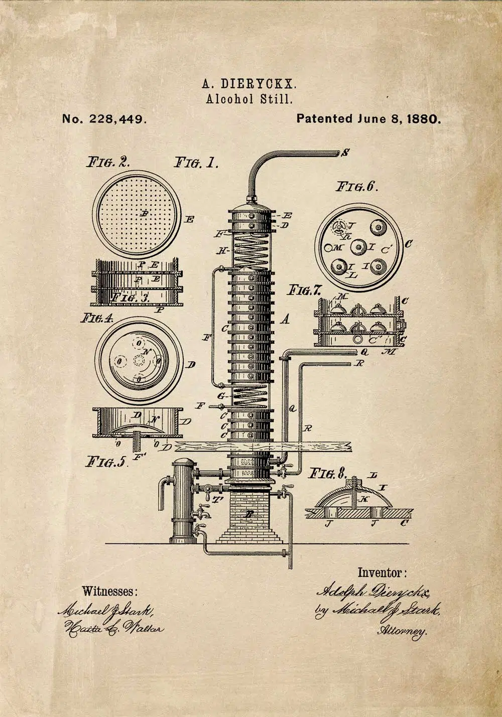 Patent na maszynę do alkoholu
