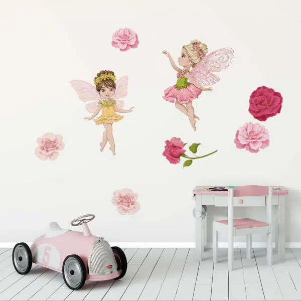 Kolorowe naklejki z leśnym motywem do dziecięcego pokoju