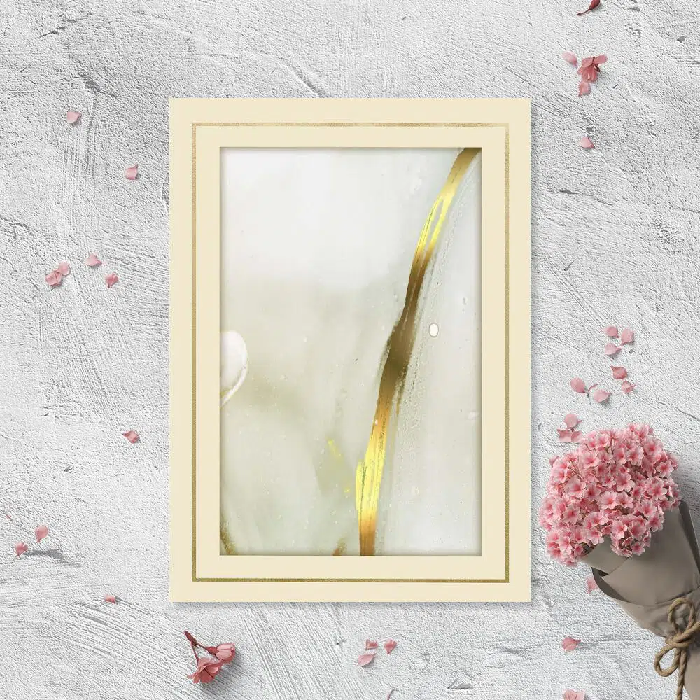 Plakat z marmurową abstrakcją