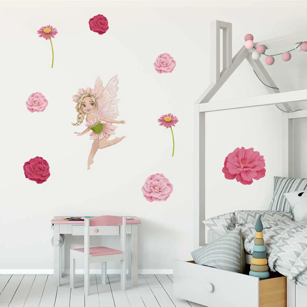 Zestaw naklejek do przedszkola z wróżkami