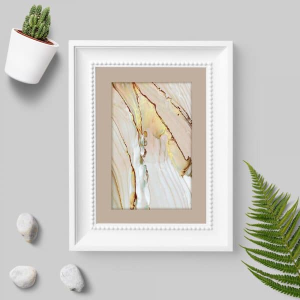 Plakat abstrakcyjna struktura