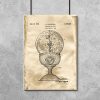 Plakat - Patent na zegar astronomiczny retro
