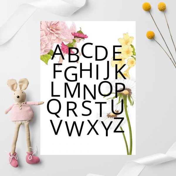 Plakat z abecadłem do przedszkolaka
