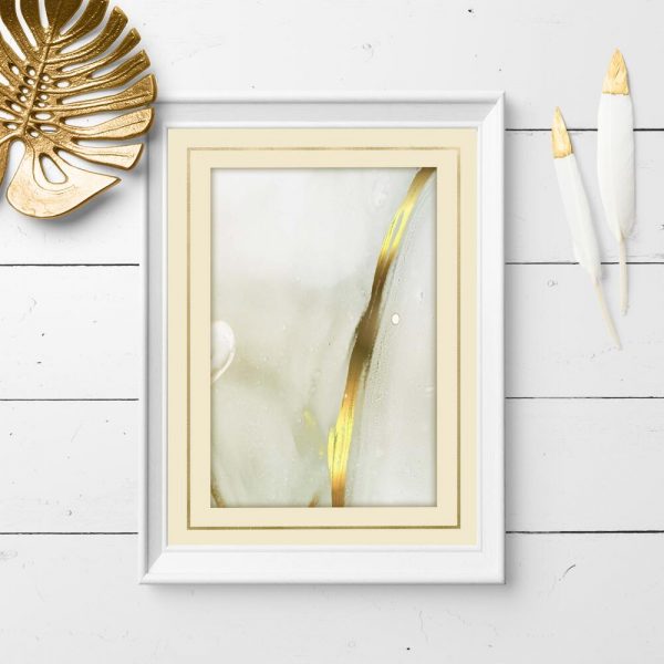 Afisz z marmurową abstrakcją